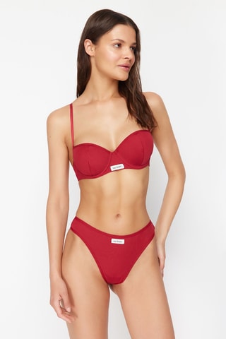 Soutien-gorge et culotte - Bordeaux