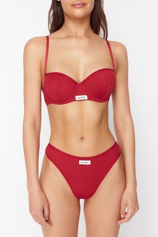 Soutien-gorge et culotte - Bordeaux