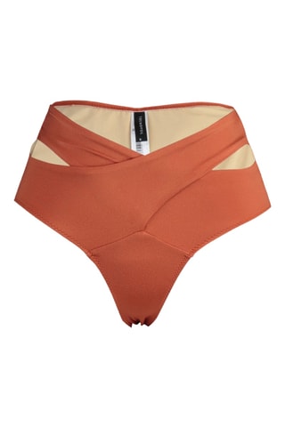 Culotte taille haute - Marron