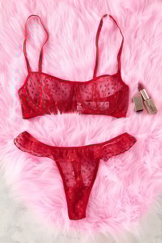 Soutien e string - Vermelho