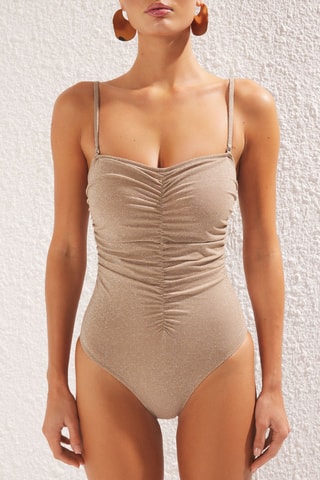 Maillot 1 pièce - Marron