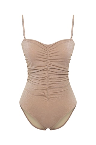 Maillot 1 pièce - Marron