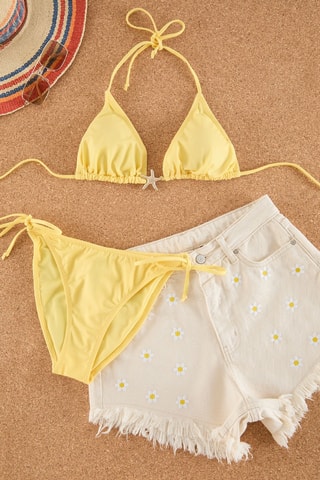 Maillot 2 pièces - Jaune