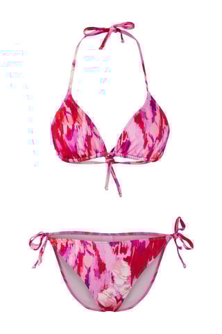 Maillot 2 pièces et paréo - Rose