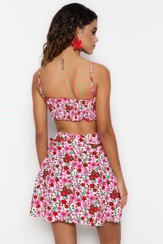 Vestido estilo patinadora - Rosa