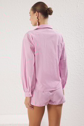 Camisa e calções - Branco e rosa