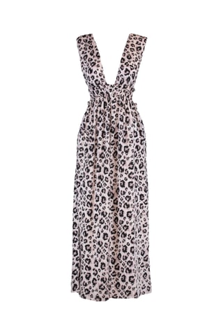 Vestido midi - Bege