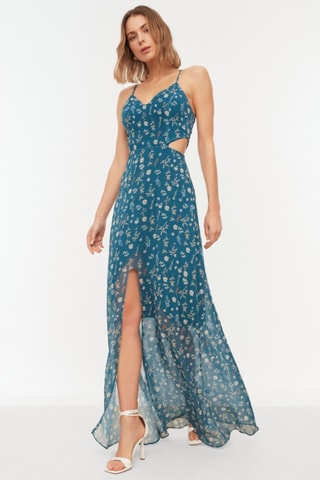 Vestido comprido - Azul