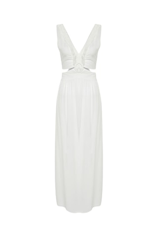 Vestido comprido - Cru