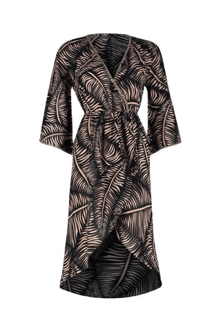 Robe portefeuille - Noir