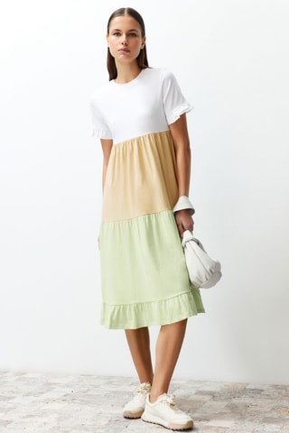 Vestido estilo patinadora - Branco