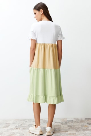 Vestido estilo patinadora - Branco