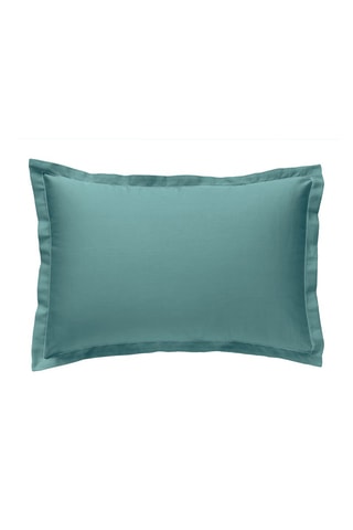 Fronha em cetim de algodão 120 fios/cm² - Azul