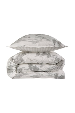 Conjunto de edredão em percal de algodão 80 fios/cm² Winter - Branco