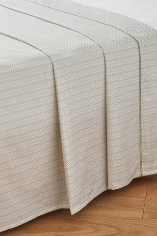 Lençol em cetim de algodão 120 fios/cm² Clover - Dourado