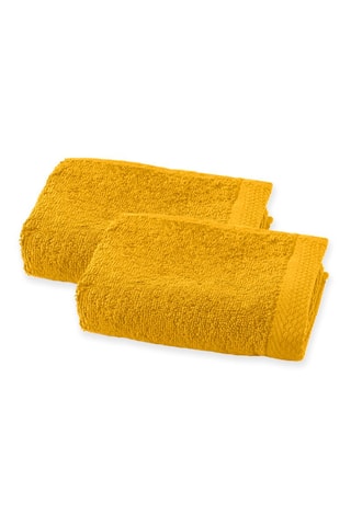 2 toalhas Amarelo - 30 x 50 cm
