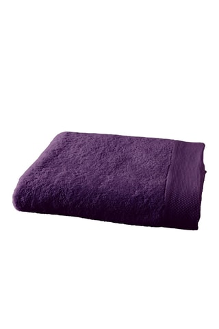Drap de bain Aubergine - 100 x 150 cm