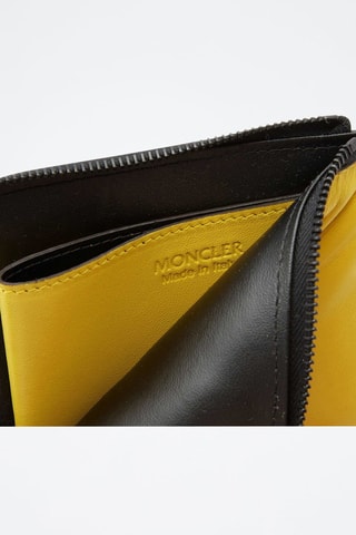 Portefeuille en cuir  - Jaune