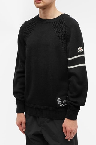 Pull en laine Crew - Noir