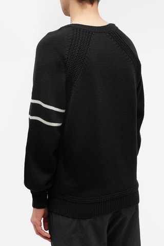 Pull en laine Crew - Noir