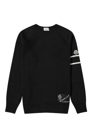 Pull en laine Crew - Noir
