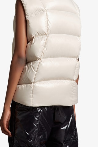 Gilet sans manches Moncler x Adidas Originals - Blanc