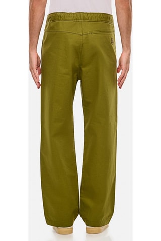 Pantalon droit Drawstring - Vert