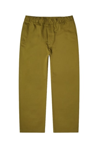 Pantalon droit Drawstring - Vert