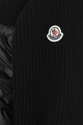Veste à capuche en laine - Noir