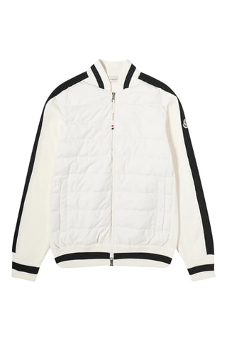 Bomber Knit Taping - Blanc