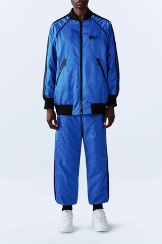 Bomber réversible Moncler x Adidas Originals - Bleu et noir