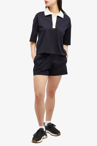 Polo Contrast - Bleu marine