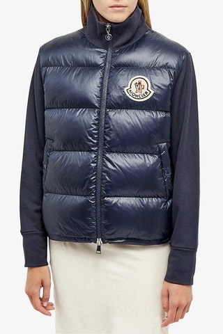 Doudoune bi-matière Padded - Bleu