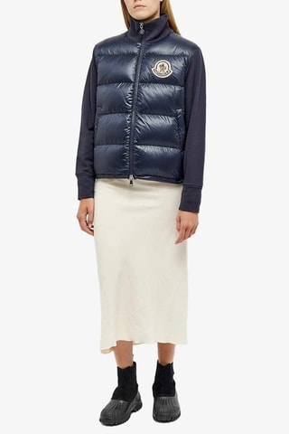 Doudoune bi-matière Padded - Bleu