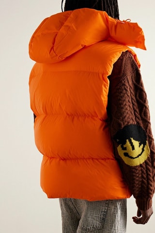 Doudoune sans manches à capuche Moncler Genius x Roc Nation - Orange