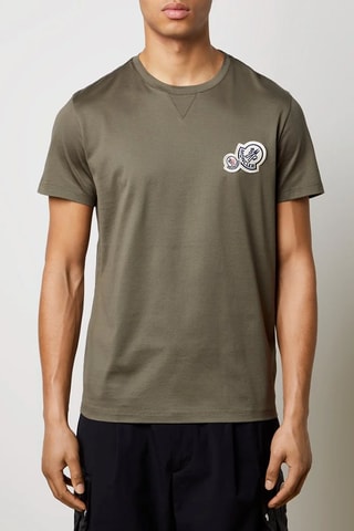 T-shirt Multi Logo - Kaki