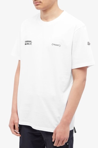 T-shirt Moncler Genius x Fragment - Blanc