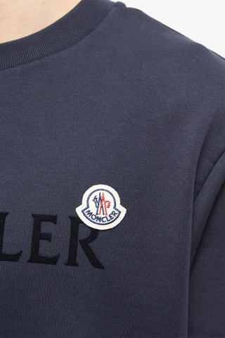 Sweat Trademark Logo Crew - Bleu marine