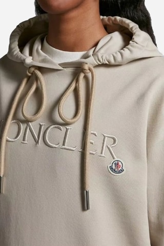 Sweat à capuche Logo - Beige