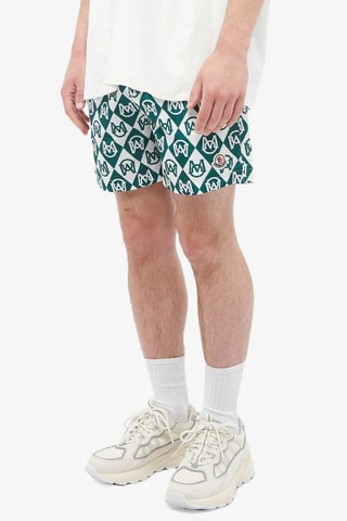 Short de bain Monogram - Vert