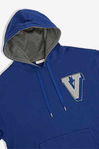 Sweat com capuz - Azul-elétrico - Valentino