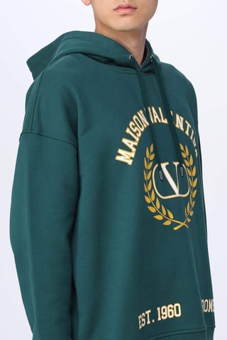 Sweat com capuz - Verde - Valentino