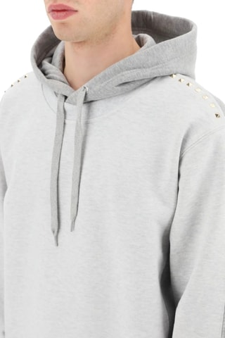 Sweat com capuz - Cinzento - Valentino