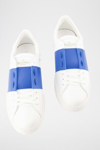 Sapatilhas em couro - Branco - Valentino
