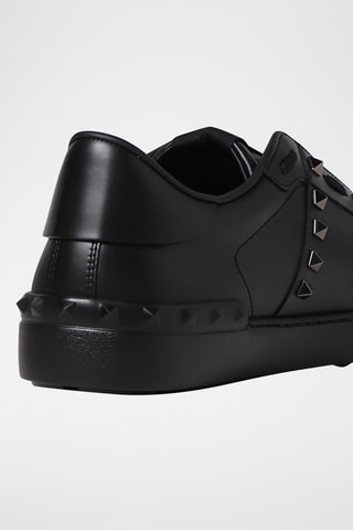 Sapatilhas em couro - Preto - Valentino
