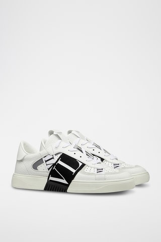 Sapatilhas em couro - Branco - Valentino