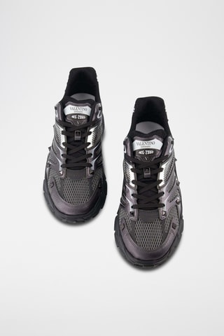 Sapatilhas em couro - Preto - Valentino