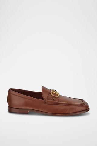 Mocassins em couro - Castanho - Valentino