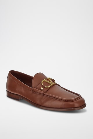 Mocassins em couro - Castanho - Valentino