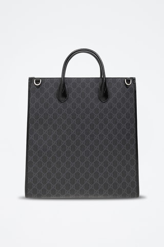 Mala shopper em couro - Preto - Gucci